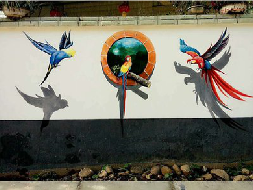 湖州视觉错位-3D墙绘设计