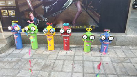 湖州商业区彩绘