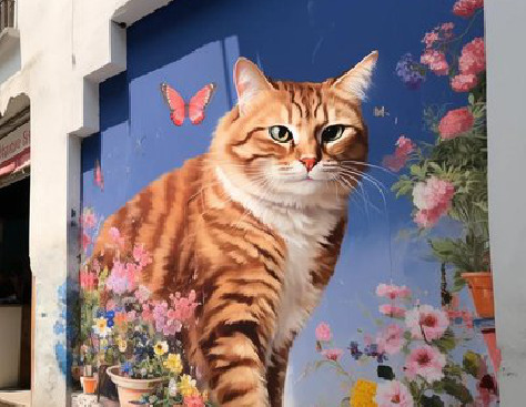 湖州自己绘制有个性的手绘墙