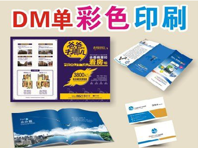 湖州单页印刷，色彩搭配简单。