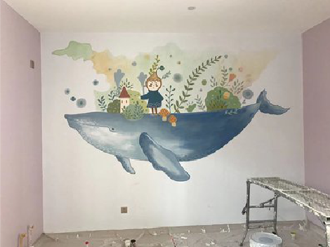 湖州手绘墙的特点及优势。